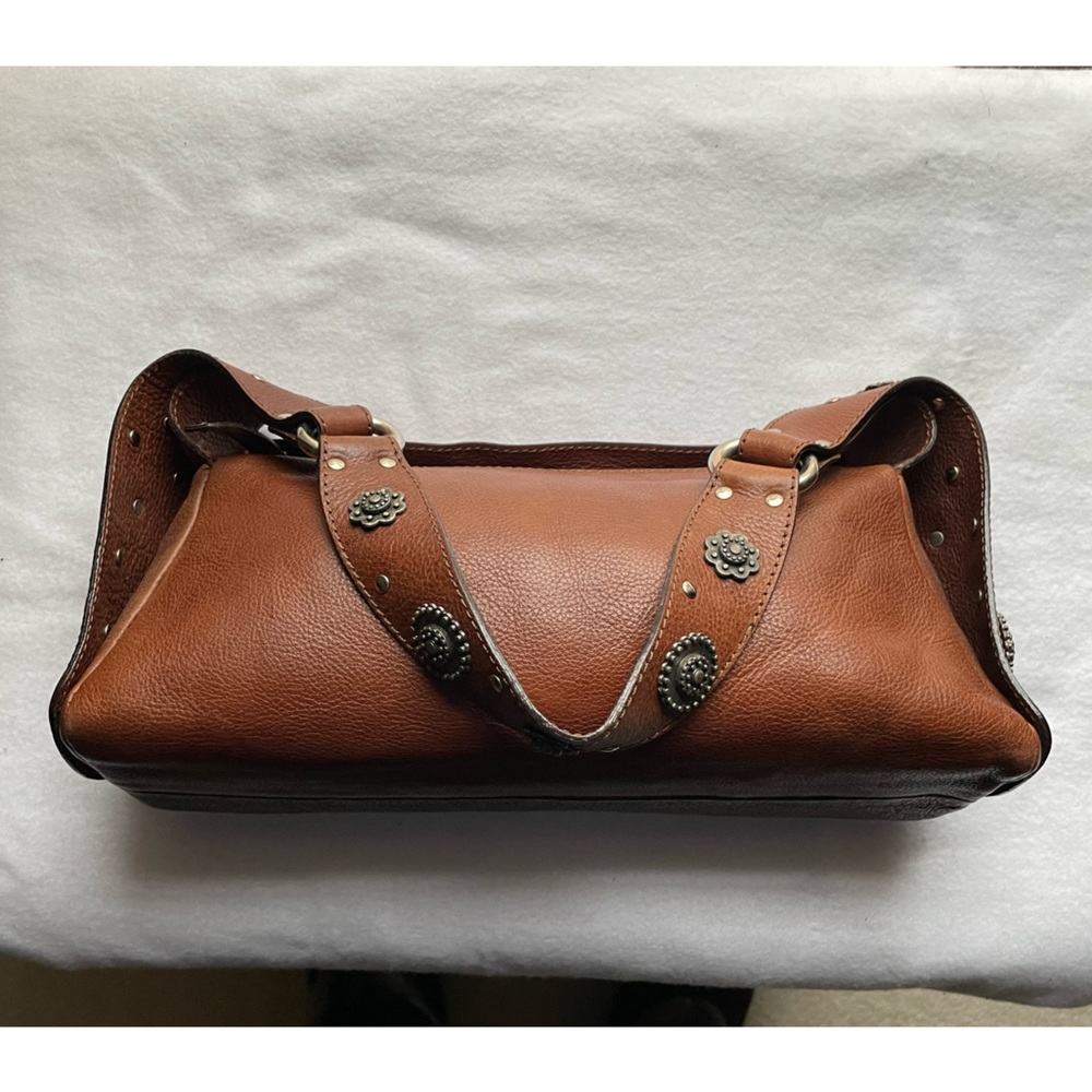 EUC COUTURE DONALD J PLINER HANDBAG. Brown. Leather